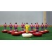 Subbuteo Andrew Table Soccer Manchester City 2016-2017 3rd Jersey on Classic Hasbro bases